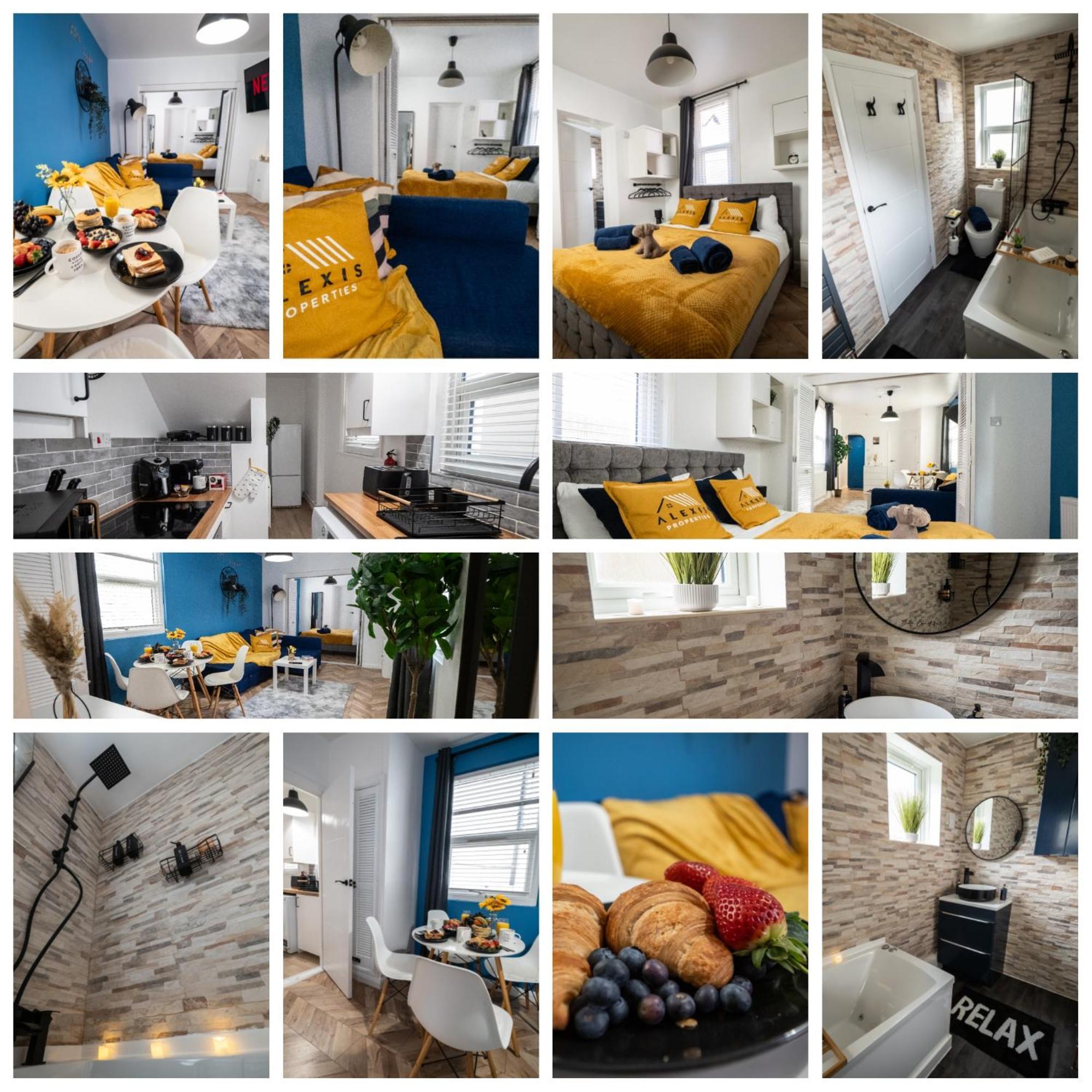 Apartament Seaside Retreat: Luxury 1-Bed, Free Parking Portsmouth Zewnętrze zdjęcie